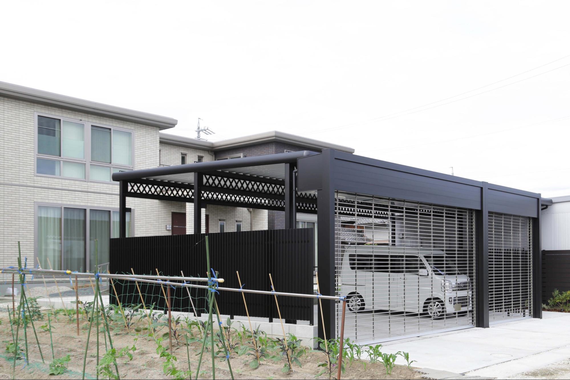 豊田市のアプローチ・駐車場・カーポート・シャッター・フェンス・門壁の施工事例